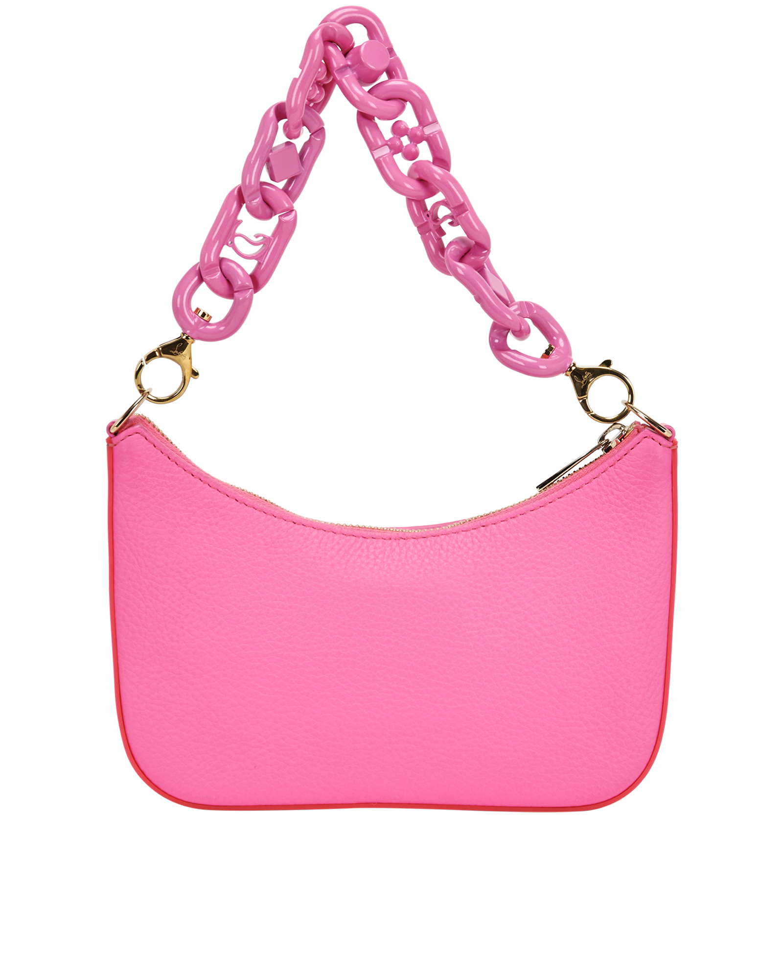 Mini Loubila Chain Shoulder Bag, &pound;496, Handbags, Pink, Leather, Back view